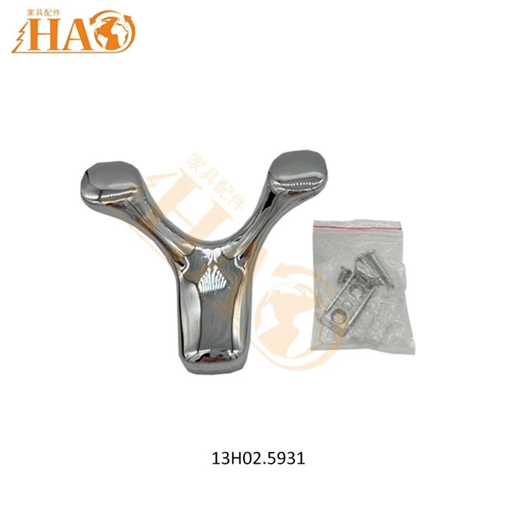 Clothes Hooks Wall Mounted Cloak Hooks Zinc Alloy Bright Chrome Hooks