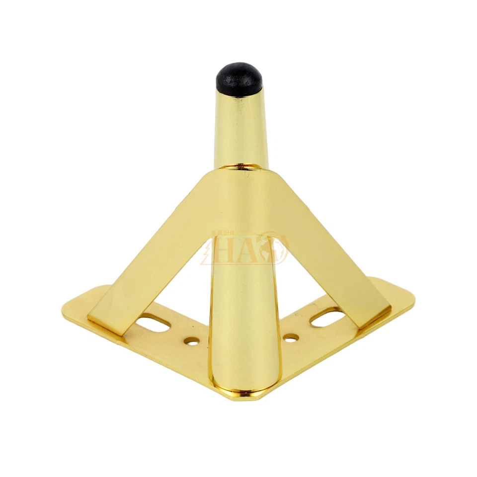 Shiny Gold Triangle Iron Sofa Leg